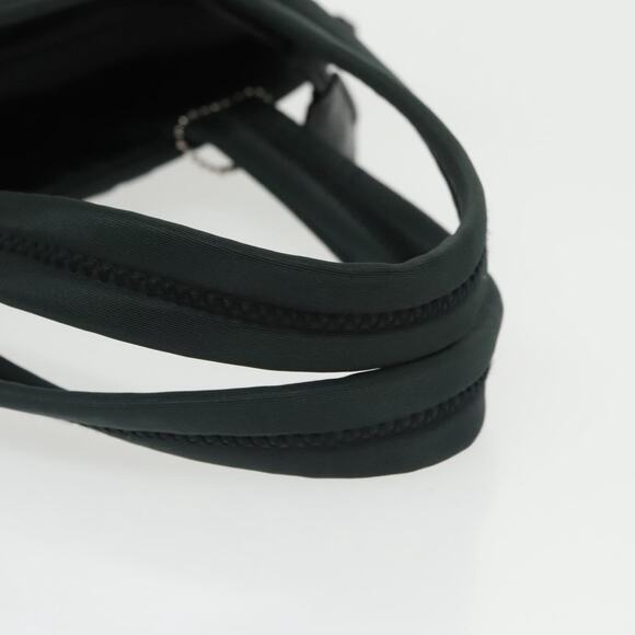 PRADA Hand Bag Nylon Green Silver - Picture 7 of 16